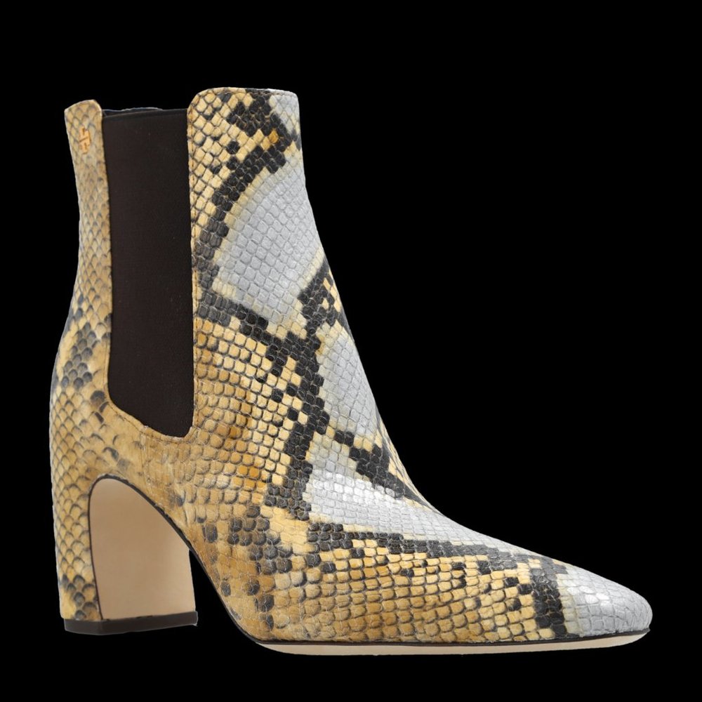 Tory Burch $478 Banana Chelsea Boot Washed Lavender/Dark Brown Sz 7 NIB! - Picture 2 of 8